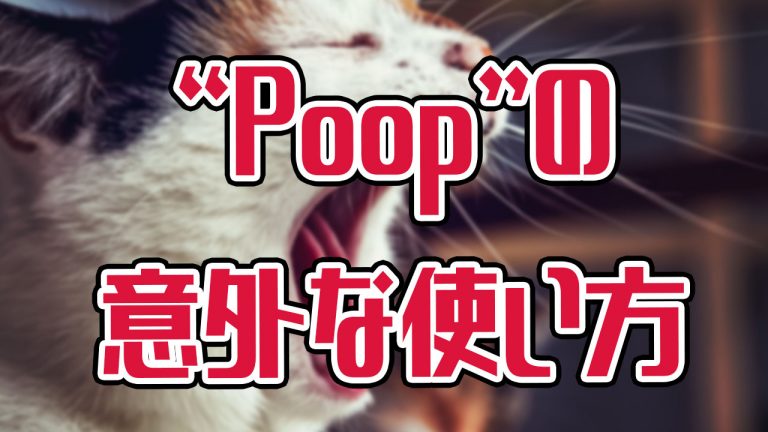 Pooped は う ちした って意味だけじゃない 意外と知らない Poop の意味と使い方 アキラ S English